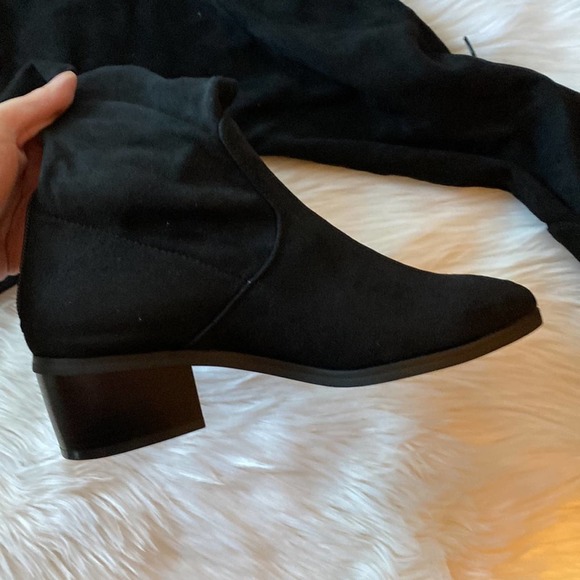 Tall flat boots New York And Company Women’s Ruby Tall Regular Calf Black 9M - Picture 7 of 13